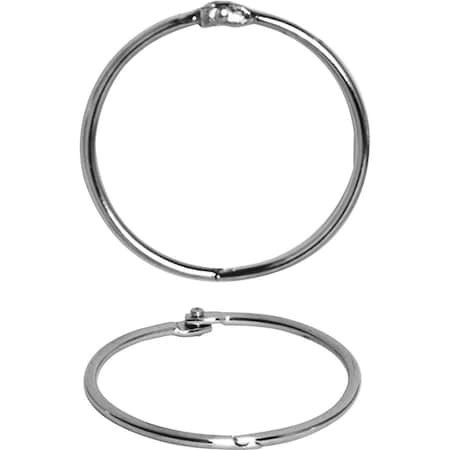 Davenport 2 in. Standard Book Rings - Silver - Nickel Plated DA1626685